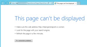 SQL Reporting Services broken